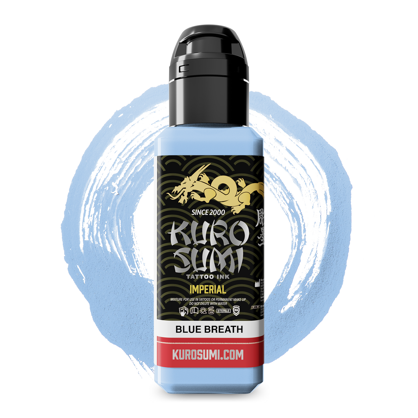 Kuro Sumi Imperial Tattoo Ink - Blue Breath