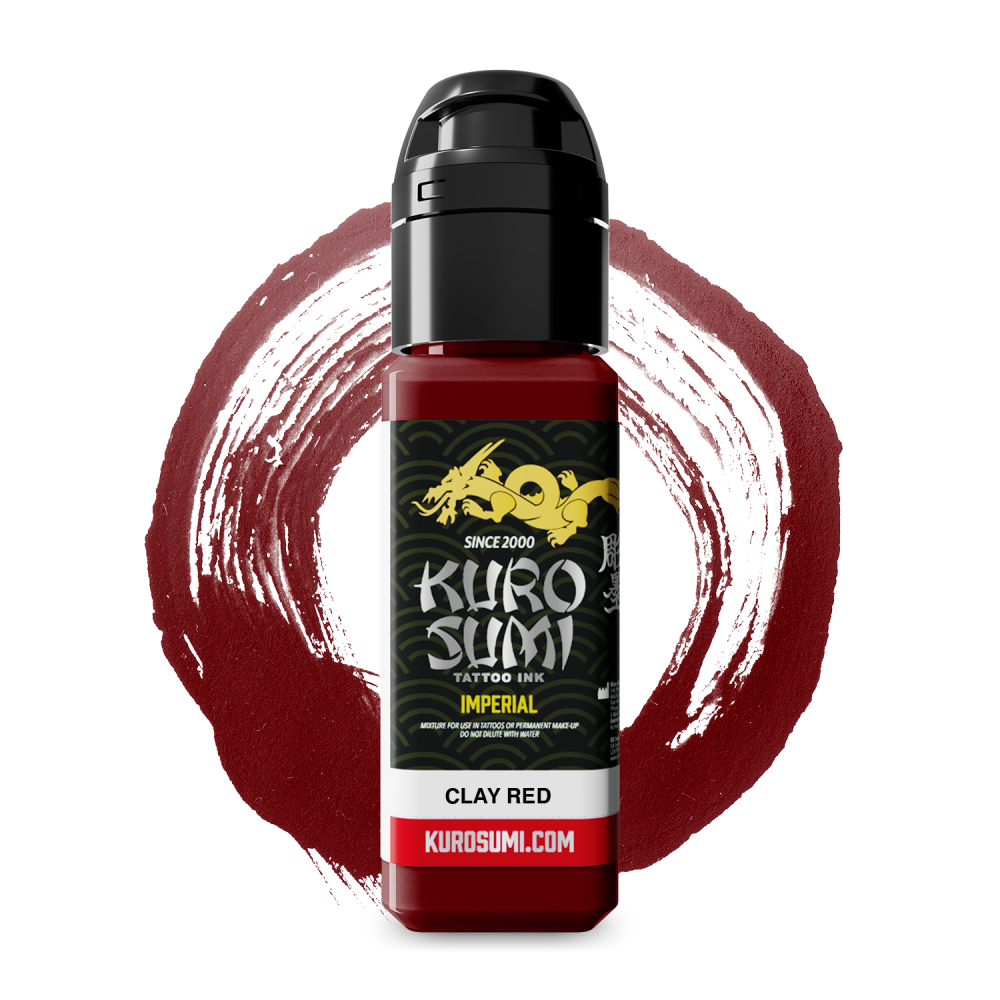 Kuro Sumi Imperial Tattoo Ink - Clay Red