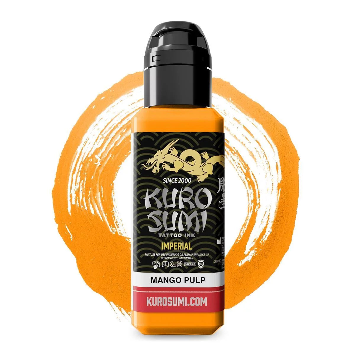 Kuro Sumi Imperial Tattoo Ink - Mango Pulp