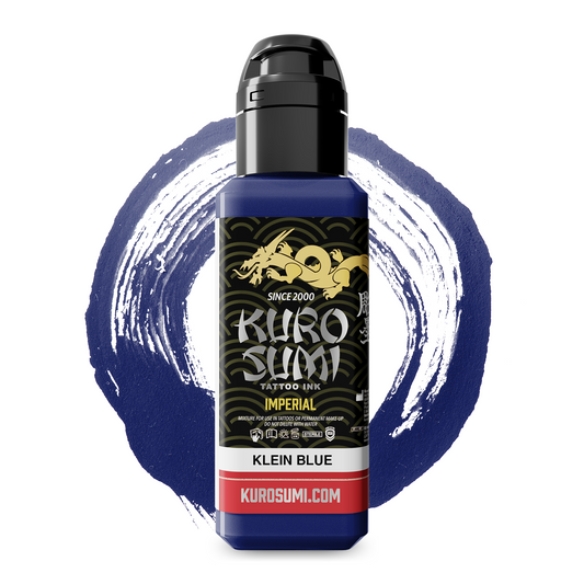 Kuro Sumi Imperial Tattoo Ink - Klein Blue
