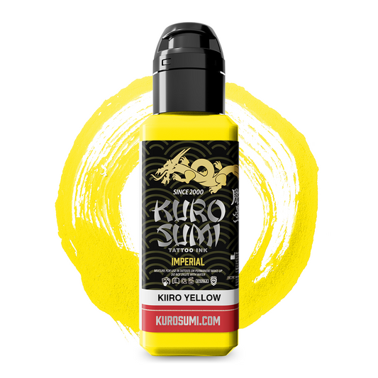 Kuro Sumi Imperial Tattoo Ink - Kiiro Yellow