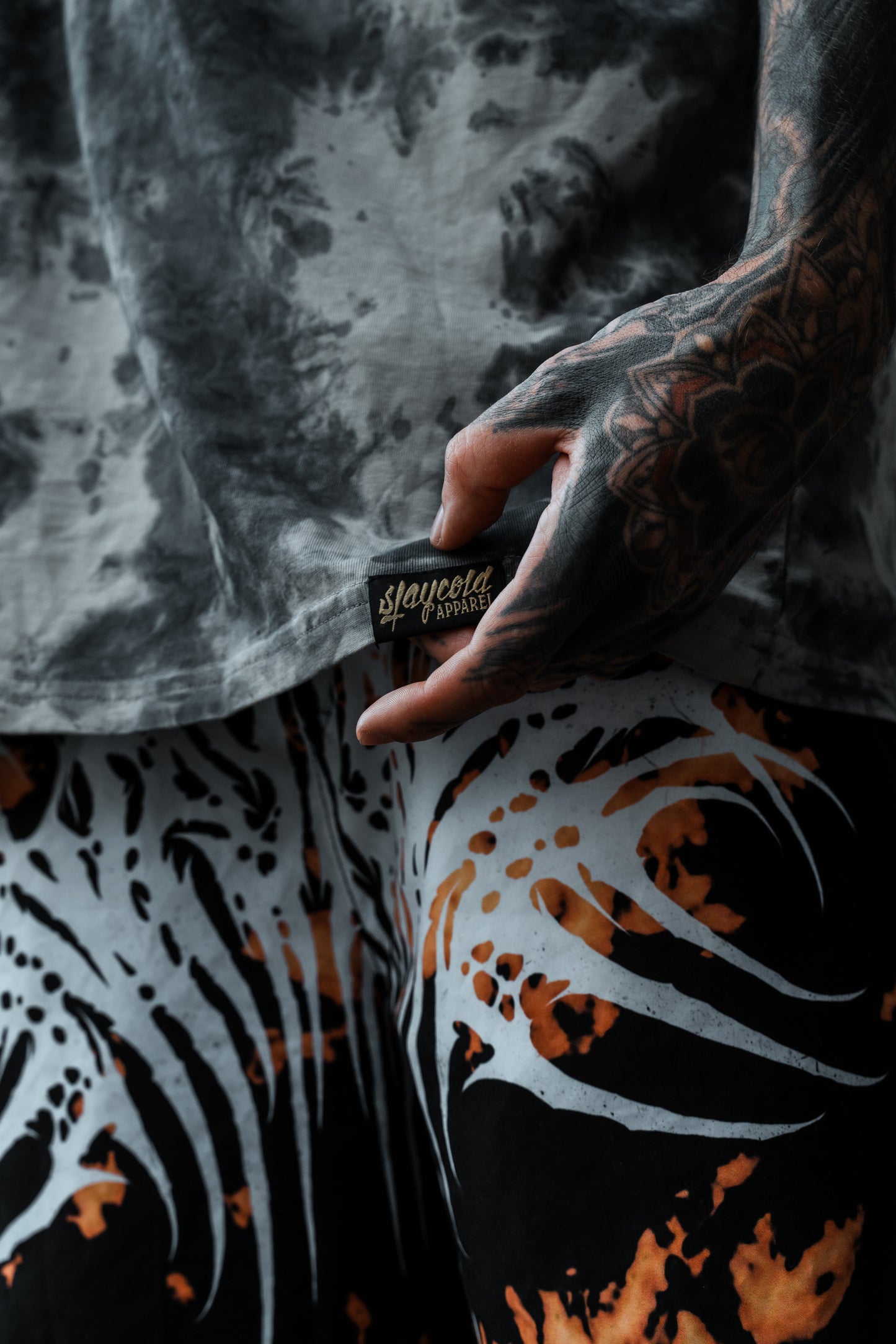 Burn Your Bridges - Oversized T-Shirt (Grey Bleached)