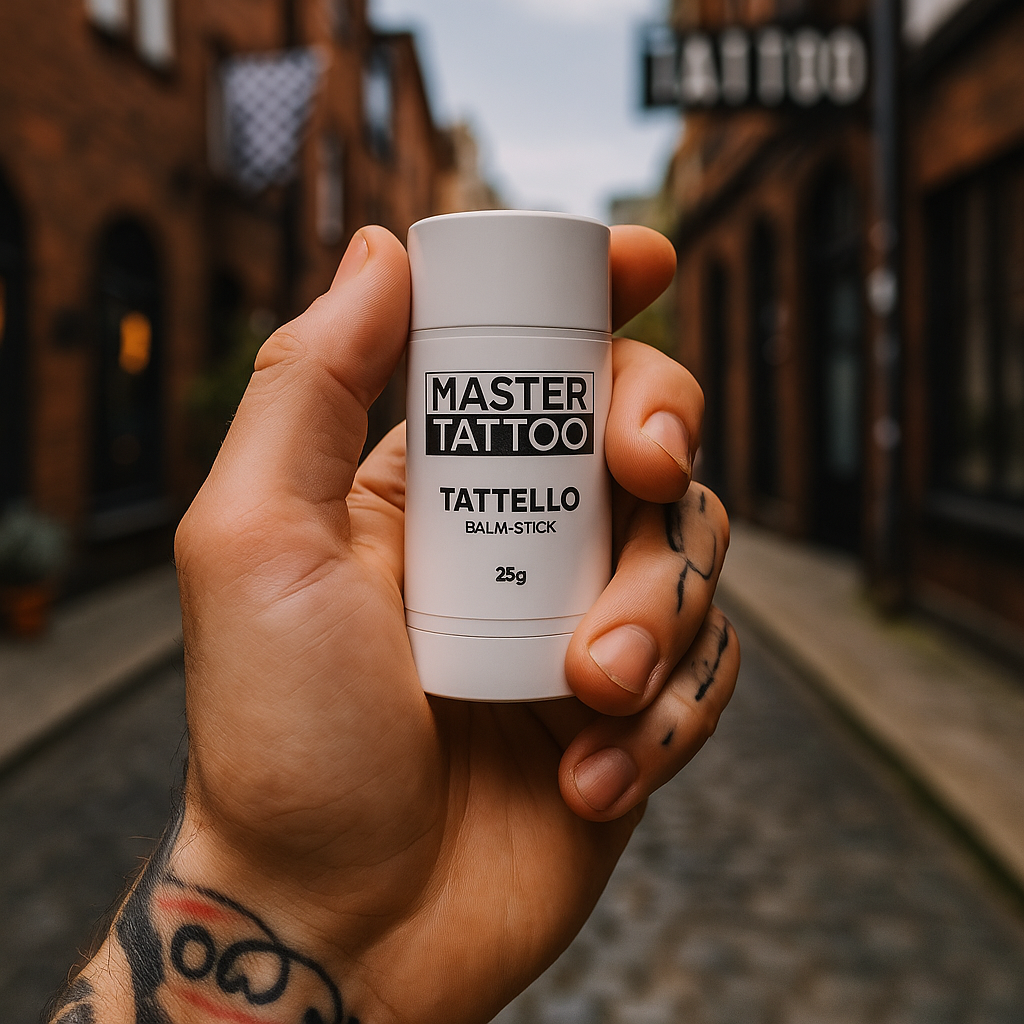 MASTER TATTOO Pflege Set - 2x Tattello + Tattoo Reinigungsschaum